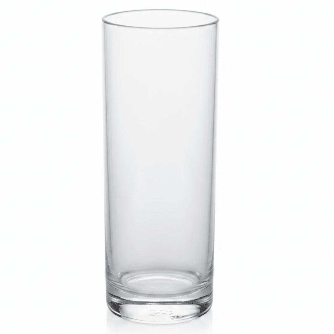PC Elegance Premium Acrylic Hi-Ball Glass - Durable Lightweight Transparent Drinkware for Cocktails & Soft Drinks 345ml