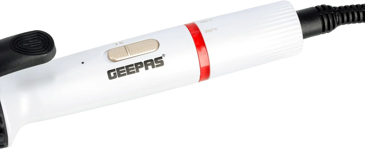 Geepas Portable Instant Pro Curling Iron with Titanium Barrel Coating, Auto-Shut Off 30-minutes Timer & 5-level Auto Shut Off -GHC86011 - Image 4