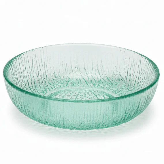 Premier Round Glass Bowl – Minimalist Everyday Glass Bowl for Serving Snacks, Fruits & Meals 12 cm