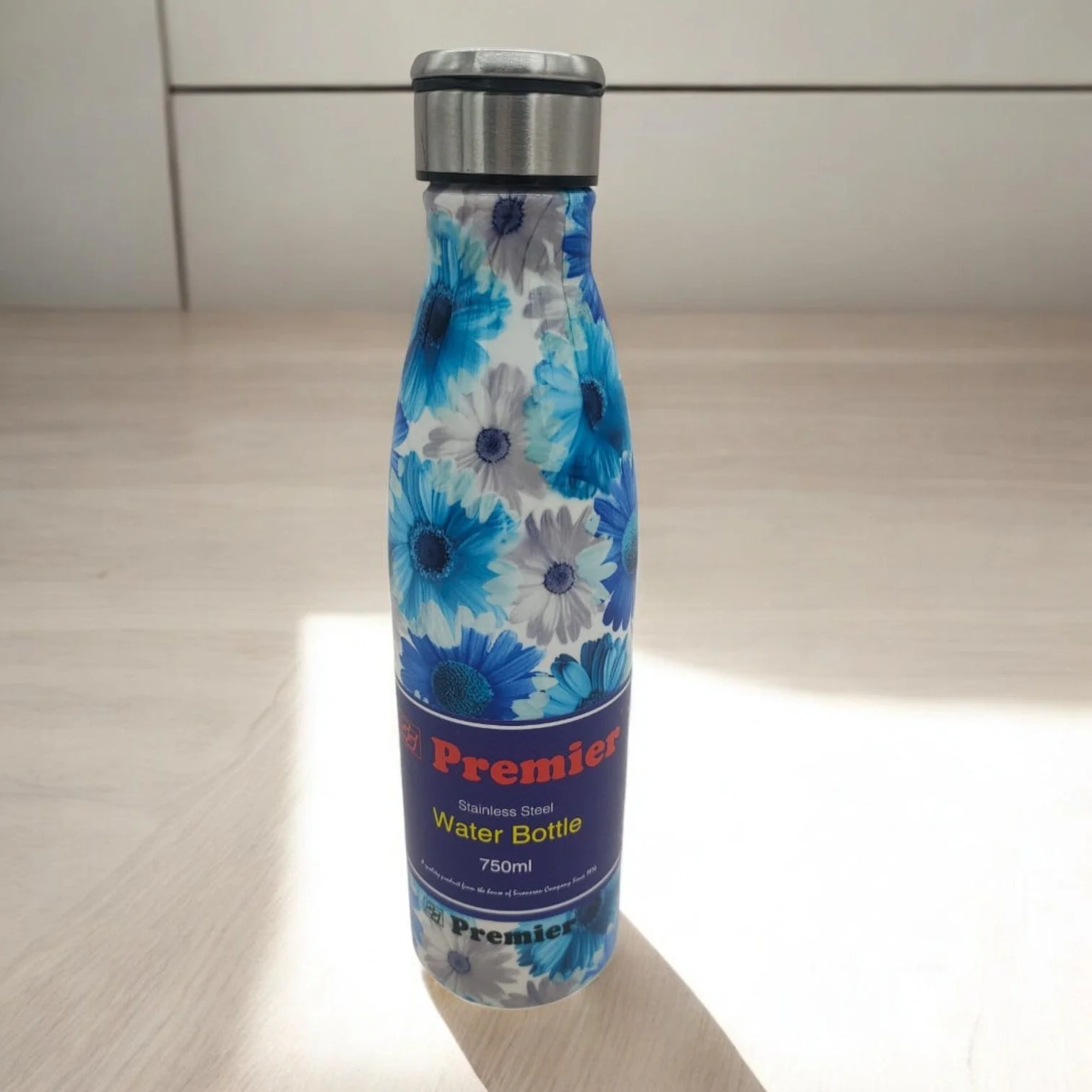 Premier Stainless Steel Water Bottle 750ml Reusable Dishwasher With Design Color Printed - Image 3