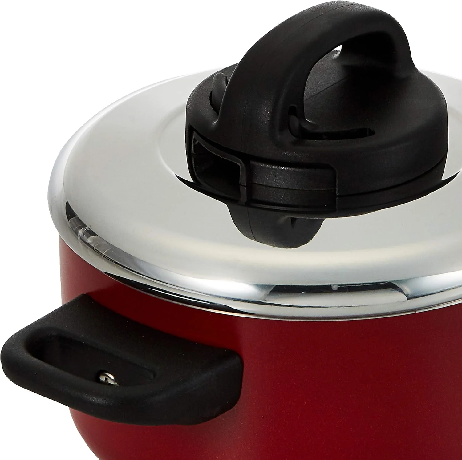Prestige Classique 18cm Non-Stick Casserole (1.9L) – 3X Ultra Tough with Steel Lid, Red (PR21542) - Image 3
