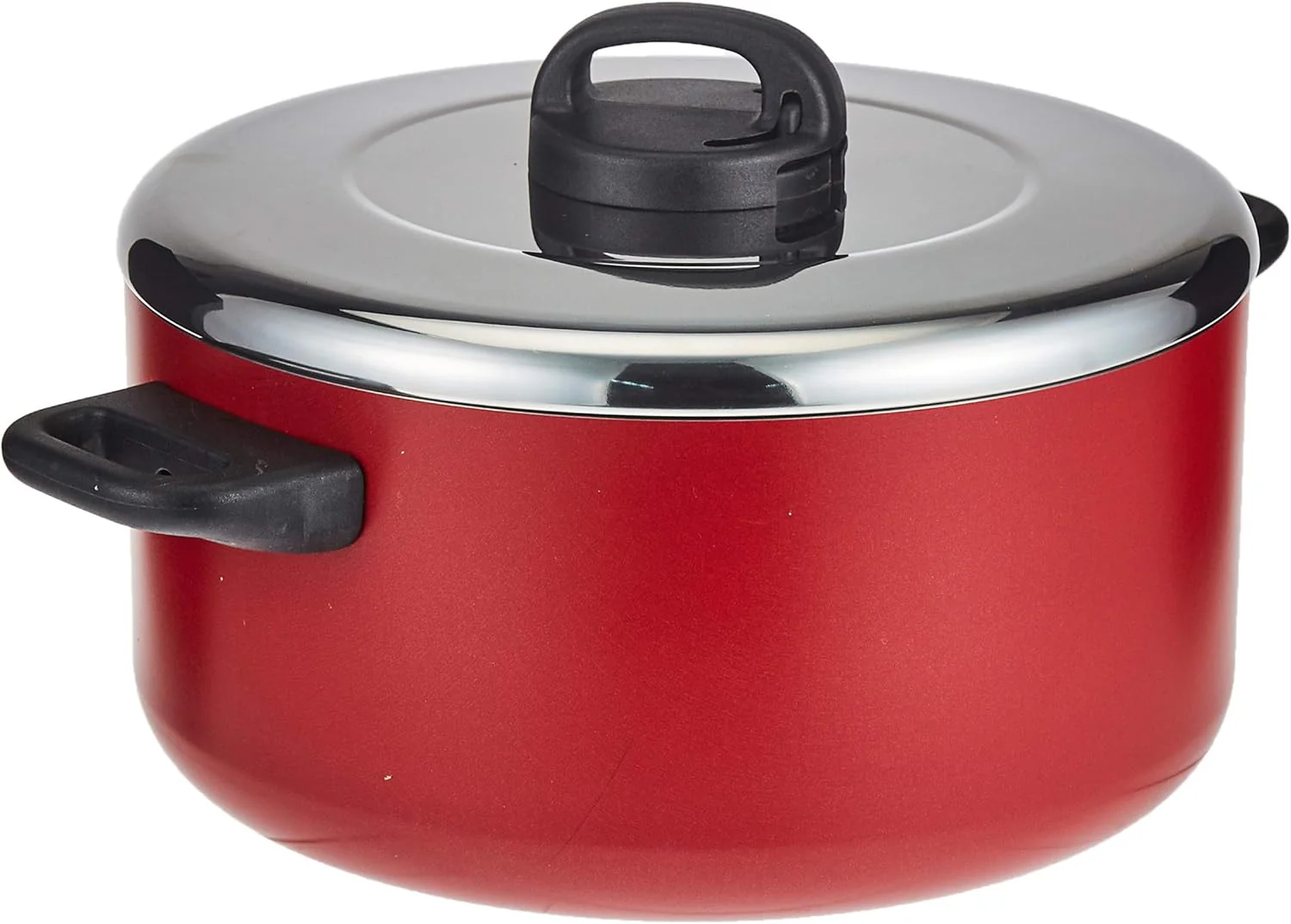 Prestige Classique 28cm Non-Stick Casserole – 3X Ultra Tough with Steel Lid, Red (PR15916)