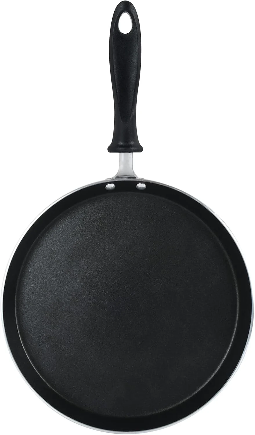 Prestige Omni 27cm Curved Edge Tawa Pan – Non-Stick, Black