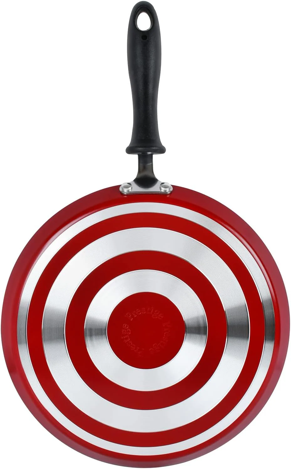 Prestige Omni 27cm Curved Edge Tawa Pan – Non-Stick, Black - Image 2