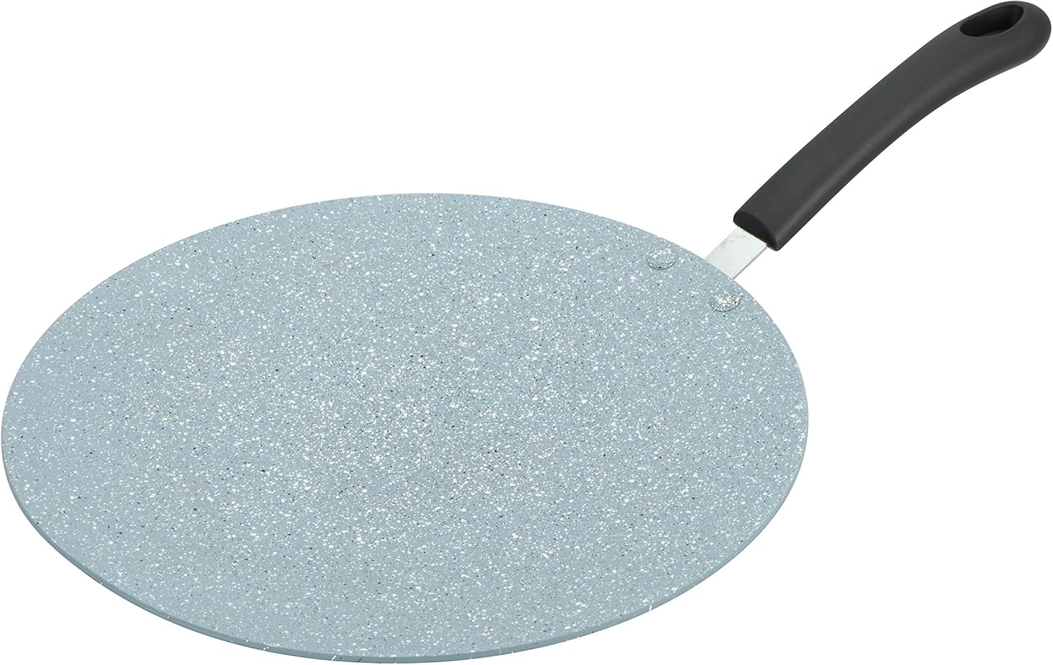 Prestige Speckled 26cm Concave Tawa – Durable Non-Stick Roti Pan, Grey (PR15874) - Image 2