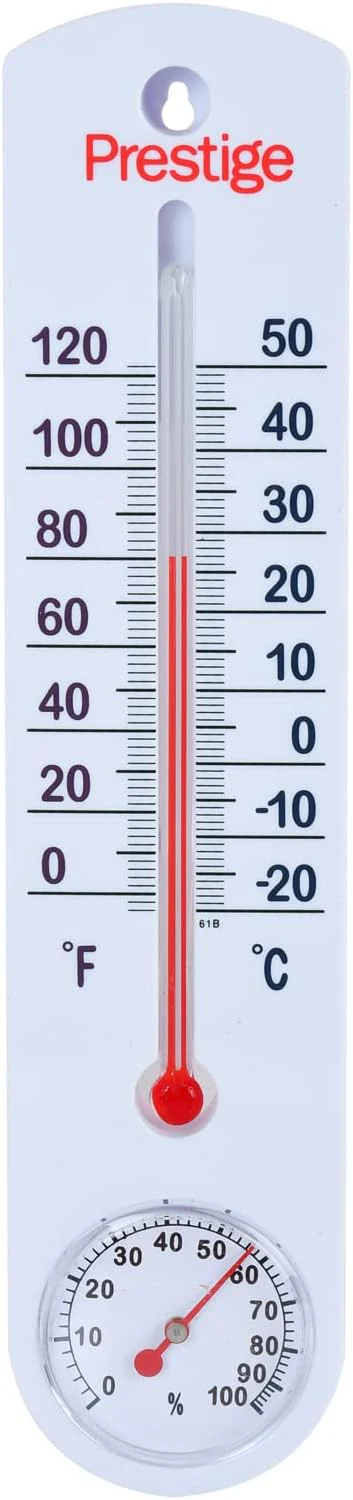 PRESTIGE Thermometer with Humidity Measuring, White