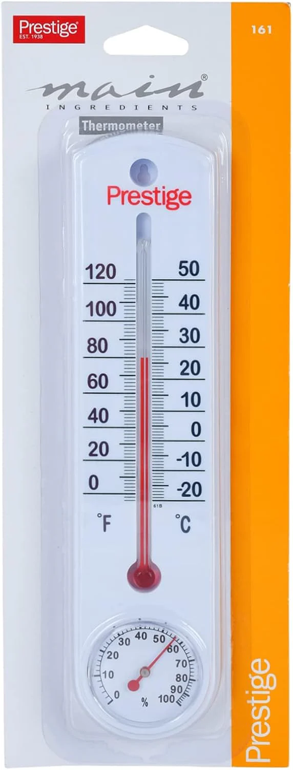 PRESTIGE Thermometer with Humidity Measuring, White - Image 2
