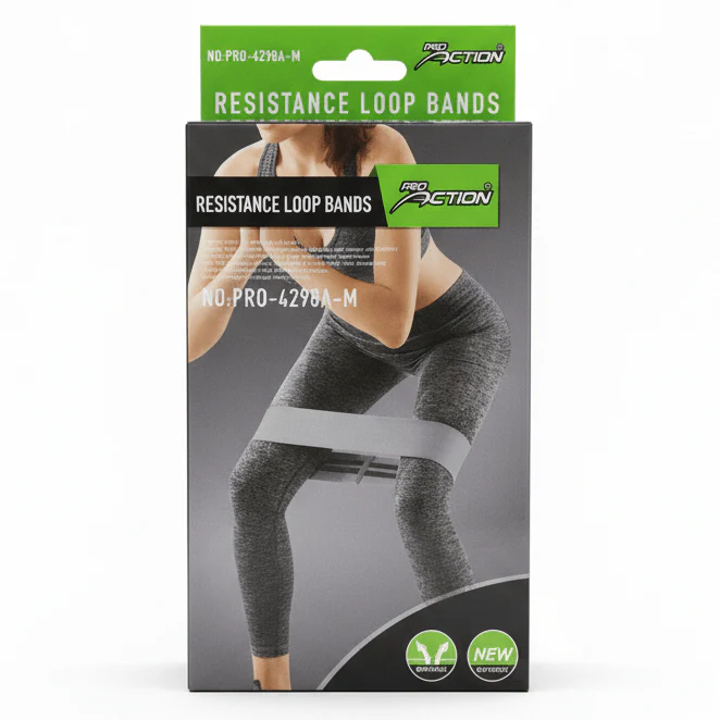Pro Action Resistance Loop Band – Gray | (PRO-4298A-M)