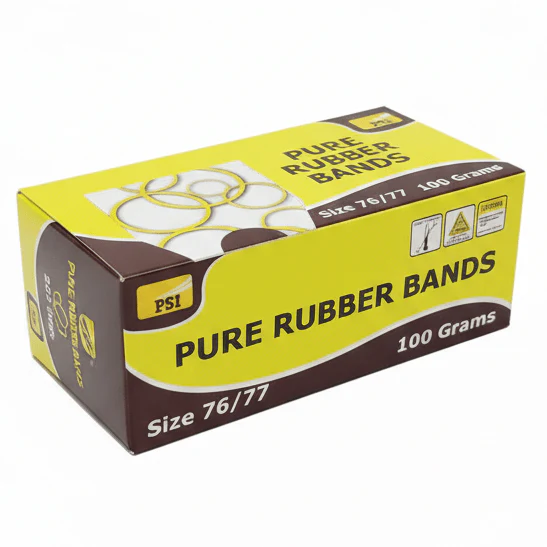 PSI Pure Rubber Bands – Size 76/77 | 100 Grams