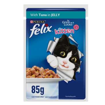 Purina Felix Kitten with Tuna in Jelly-85gram