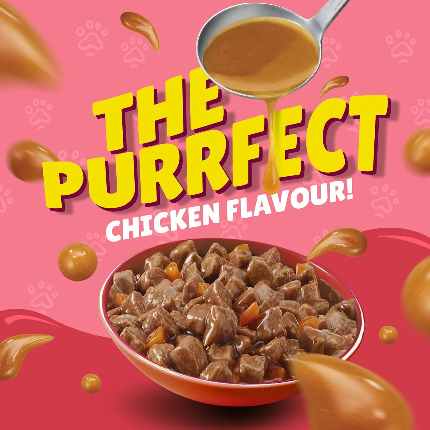 Purina Friskies  Kitten Chicken Chunks in Gravy Wet Cat Food Pouch 85g - Image 2