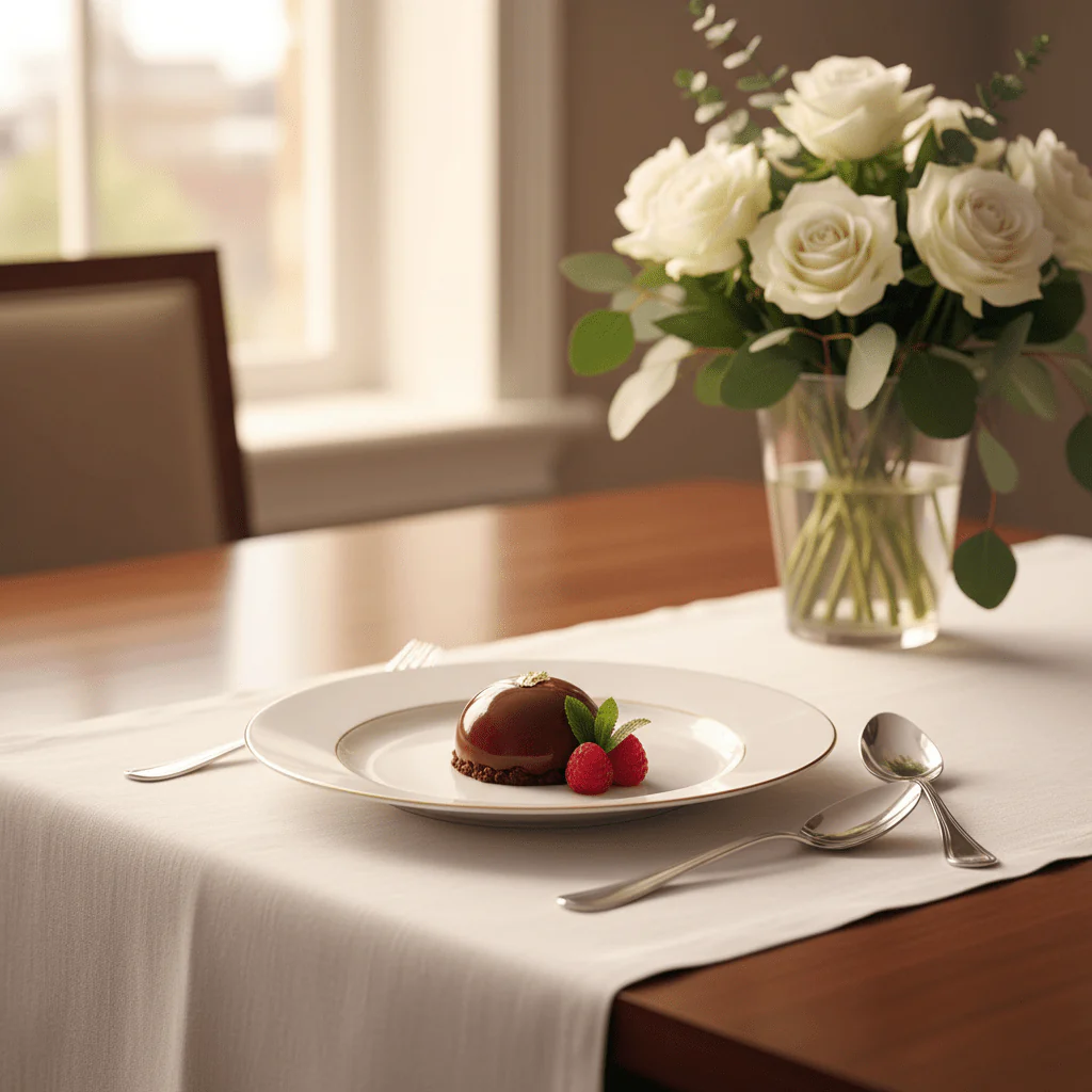 Queens White Ceramic Dessert Plate with Golden Rim | 7.5 Inch | Premium Tableware - Image 2