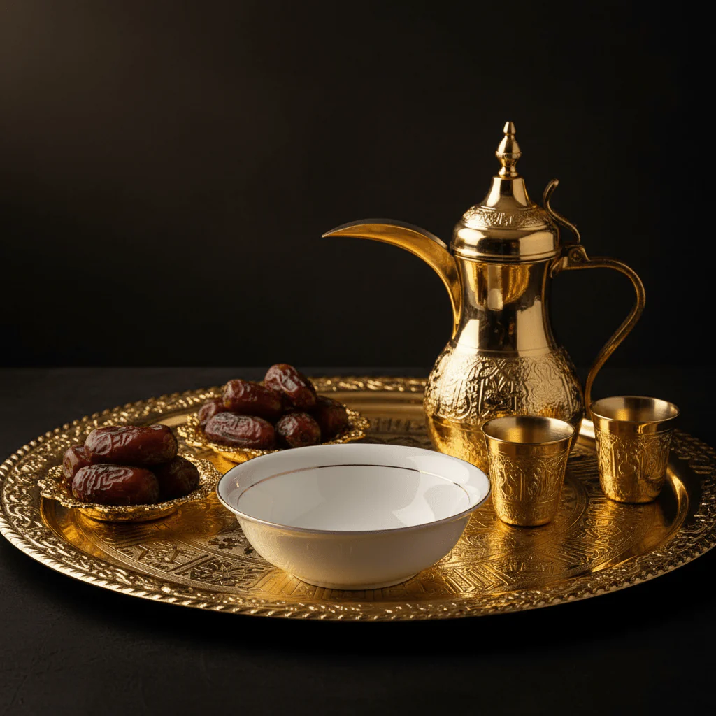 Queens White Ceramic Soup Bowl with Golden Rim — 5.5 Inch - Image 3