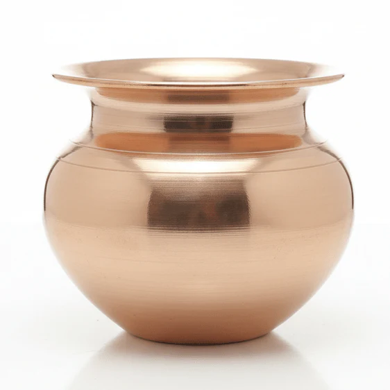 Raj Copper Gawdi Lotta – 11 x 10 cm Classic Water Pot CLG009