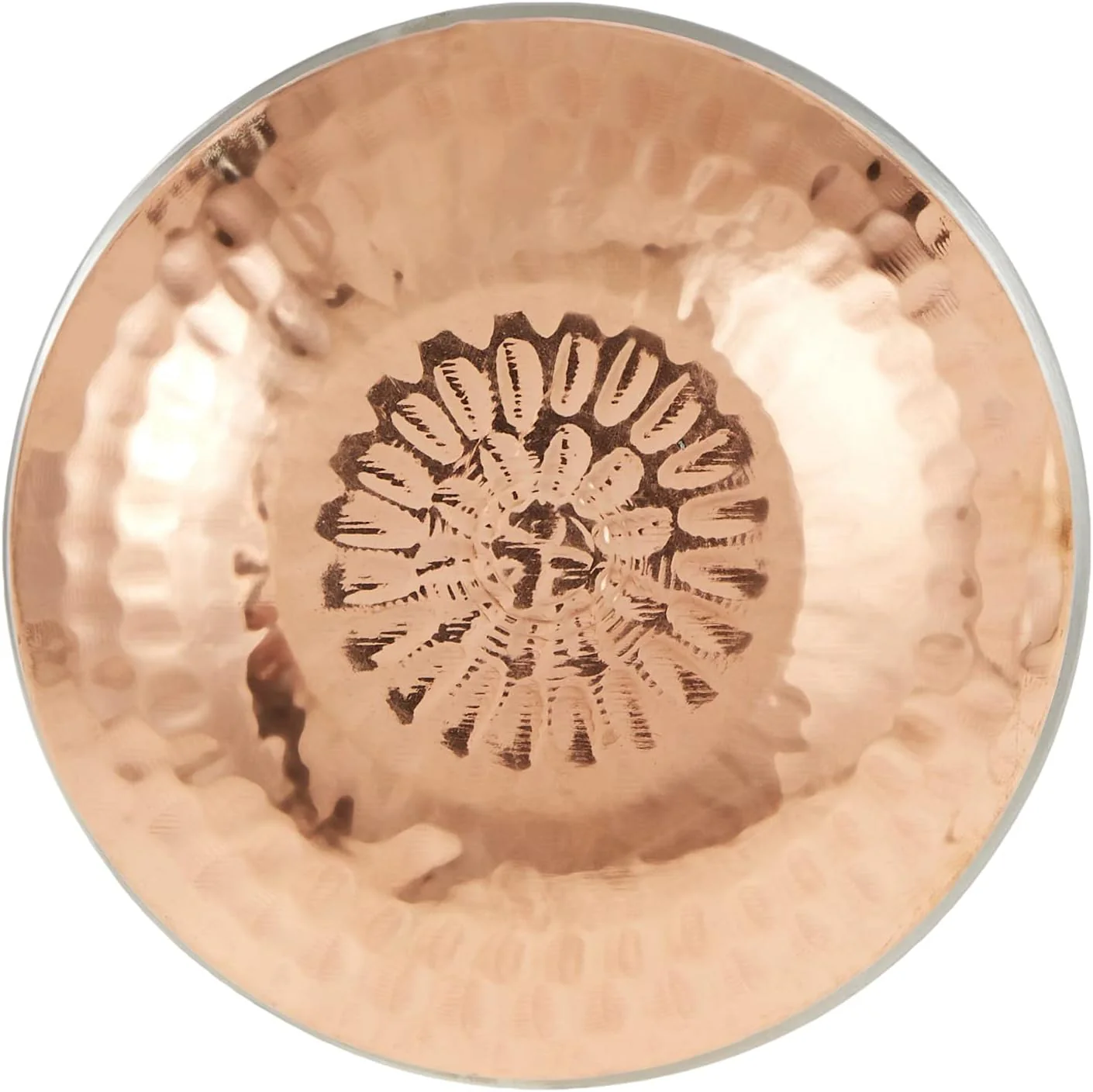 Raj Copper Handi Serving Bowl Without Lid Copper TCH001 Curry Bowl Briyani Bowl-13CM - Image 3