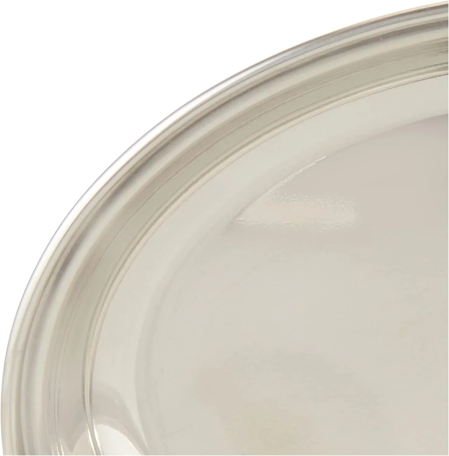 Raj Oval Stainless Steel Deep Serving Plate Silver ODP003 Soup Plate Salad Plate Dessert Plate- 22.5CM - Image 3