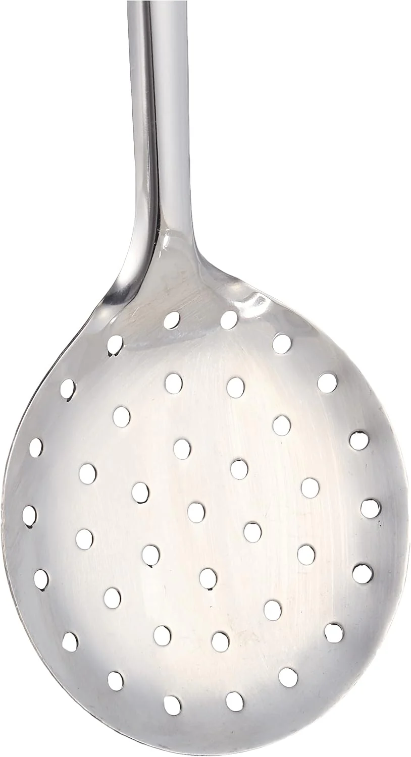 Raj Prince Stainless Steel Skimmer 29 cm VPS001 – Pasta, Noodle & Frying Strainer - Image 3