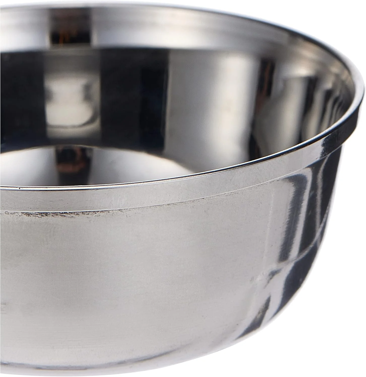 Raj Stainless Steel Round Bowl Silver MV0004 Curry Bowl Salad Bowl Side Bowl Dessert Bowl Width 7CM Height 3CM - Image 2