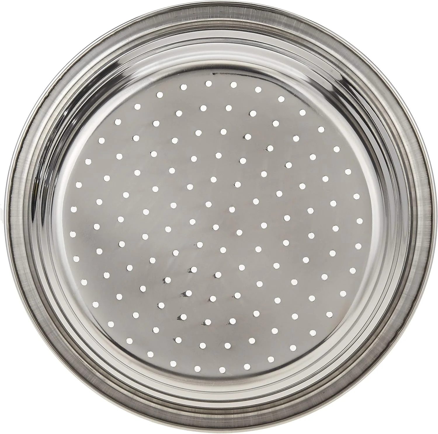 Raj Stainless Steel Boya Colander Silver SSB014 Rice Colander Vegetable Colander Fruits Colander-28.5CM - Image 3