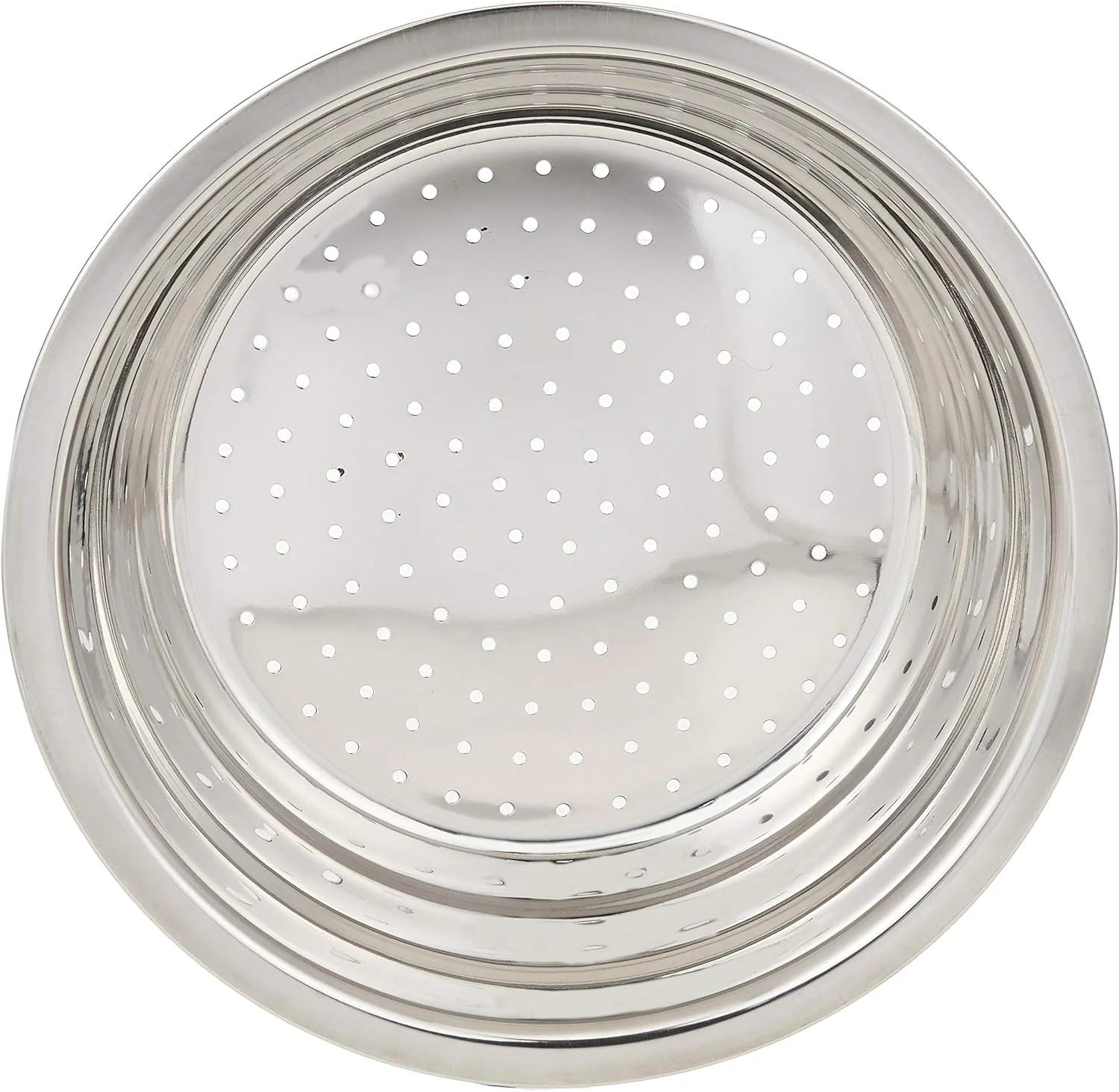 Raj Stainless Steel Boya Colander Silver SSB014 Rice Colander Vegetable Colander Fruits Colander-28.5CM - Image 4
