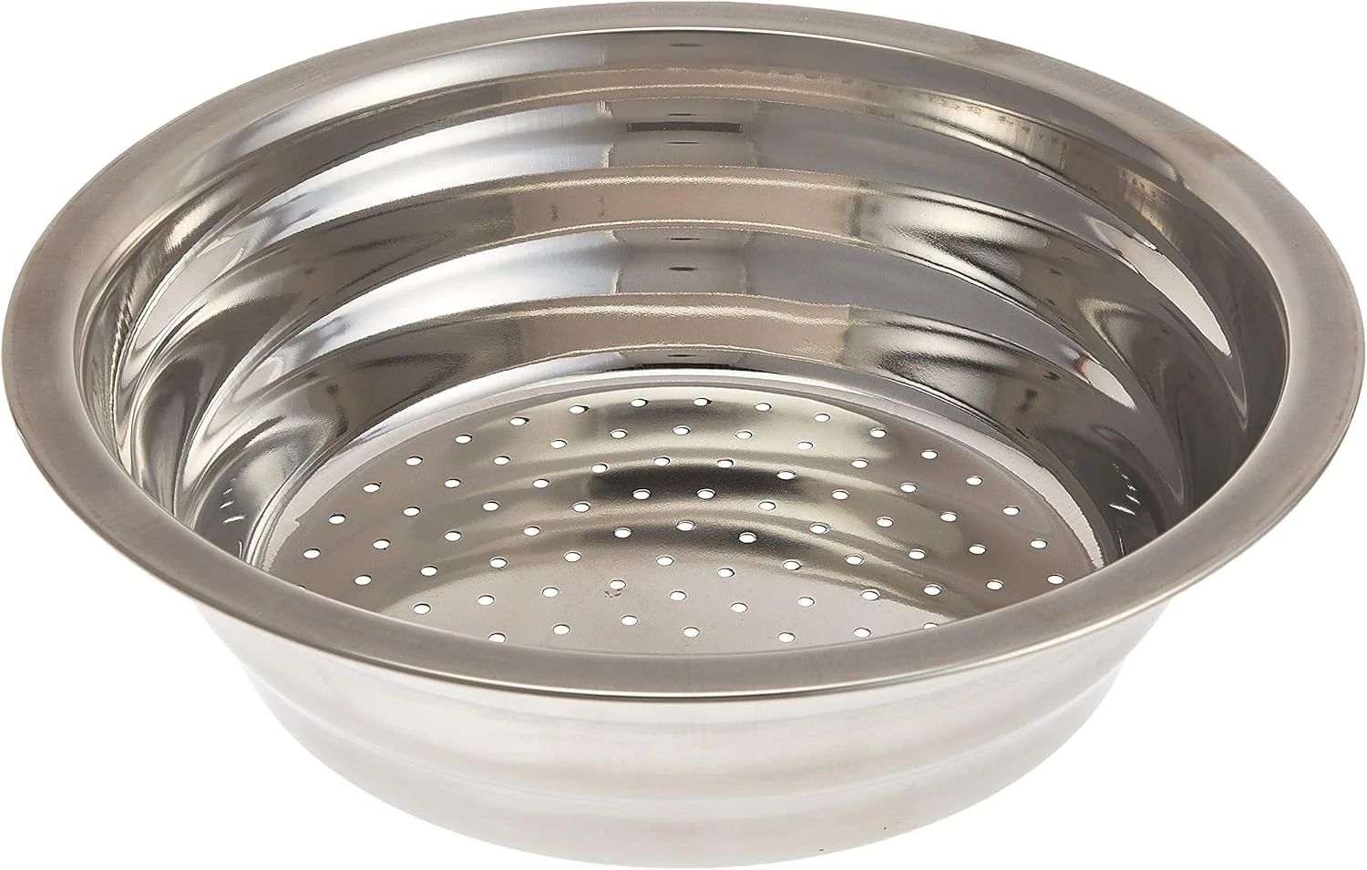 Raj Stainless Steel Boya Colander Silver SSB015 Rice Colander Vegetable Colander Fruits Colander-29.5CM