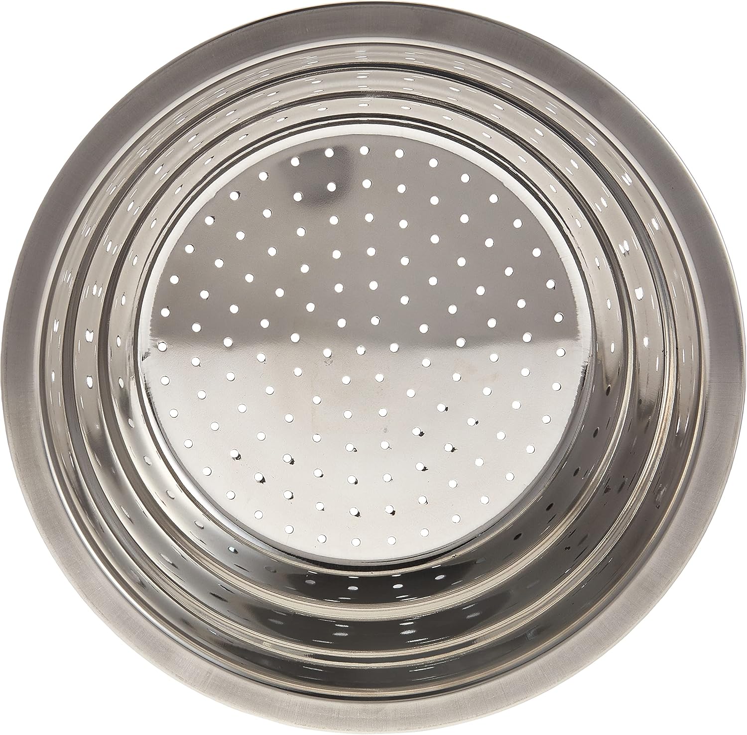Raj Stainless Steel Boya Colander Silver SSB015 Rice Colander Vegetable Colander Fruits Colander-29.5CM - Image 2