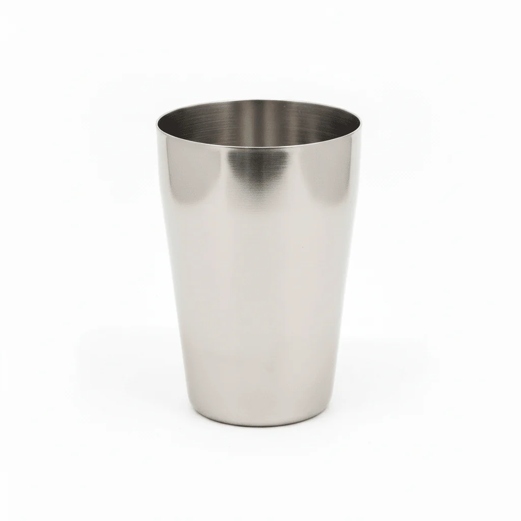 Raj Stainless Steel Unbreakable Glass, Suitable for Water, Milk, Juice, Tea-400ml