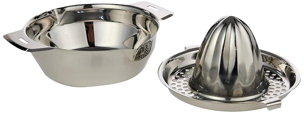 Raj Stainless Steel Lemon/Orange Juicer 13.5cm*10cm- RSLJ01 - Image 3