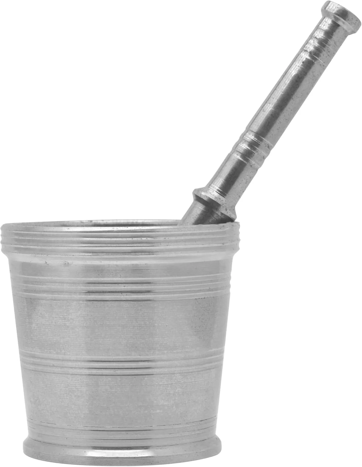 Raj Stainless Steel Mortar SM0004, Garlic Crusher , Manual Spices Grinder Chutney Maker Ideal for Ginger Garlic, Herbs Grinder-8.5CM(Large)