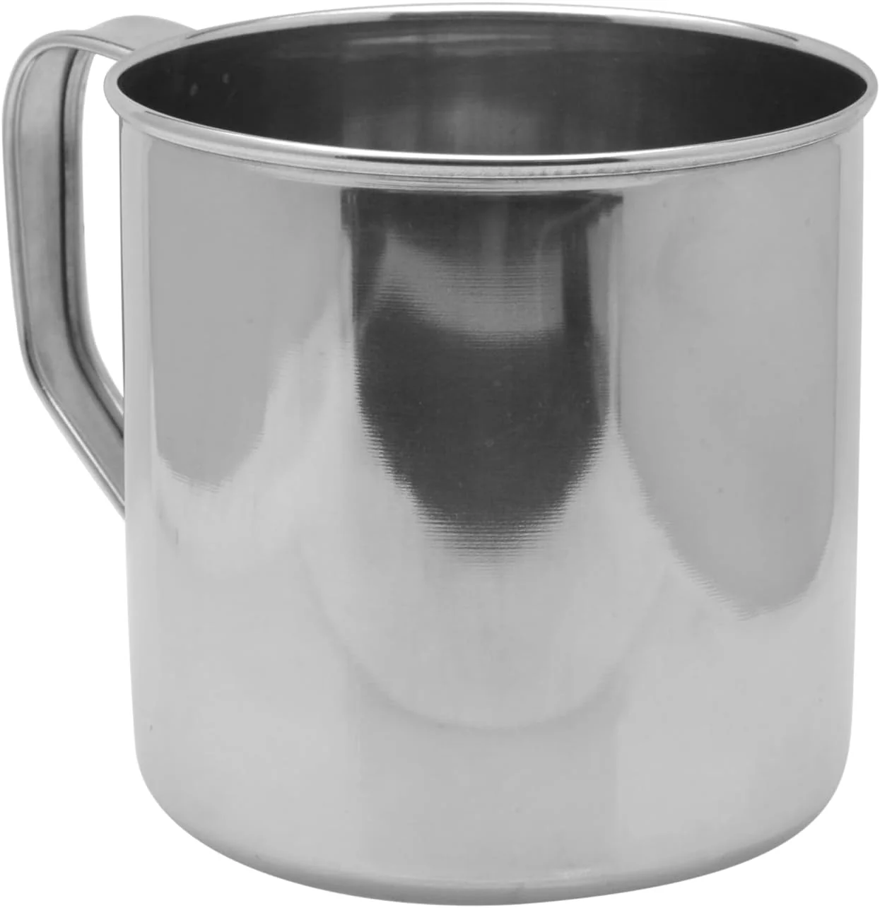 Raj Stainless Steel Mug With Handle,  NM0013, Serving Mug Water Mug , Tea & Coffee Serveware-13.5CM - Image 3