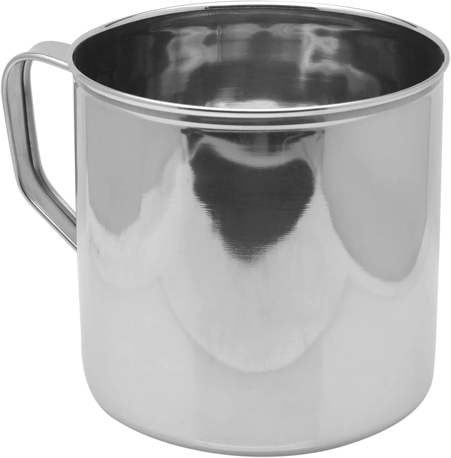 Raj Stainless Steel Mug With Handle NM0014, Serving Mug Water Mug Tea & Coffee Serveware-14CM