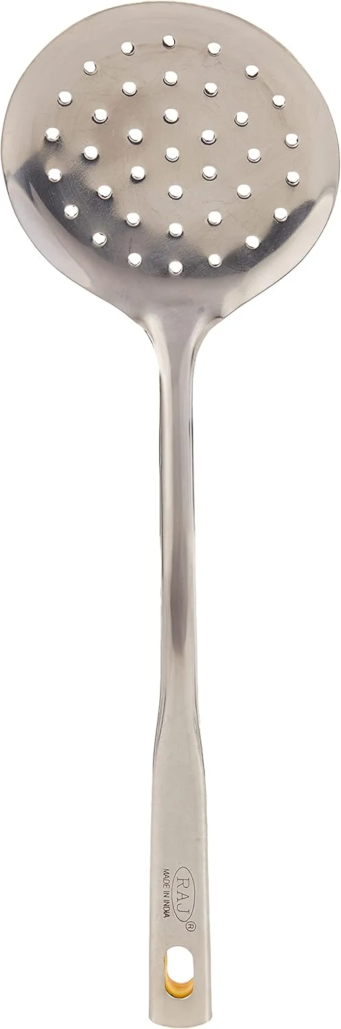 Raj Stainless Steel Queen Skimmer, 37.5 cm, VQS002, Fryer Food , Pasta Skimmer , Spaghetti Skimmer , Noodle Skimmer , Fries Skimmer , Fries Skimmer - Image 3
