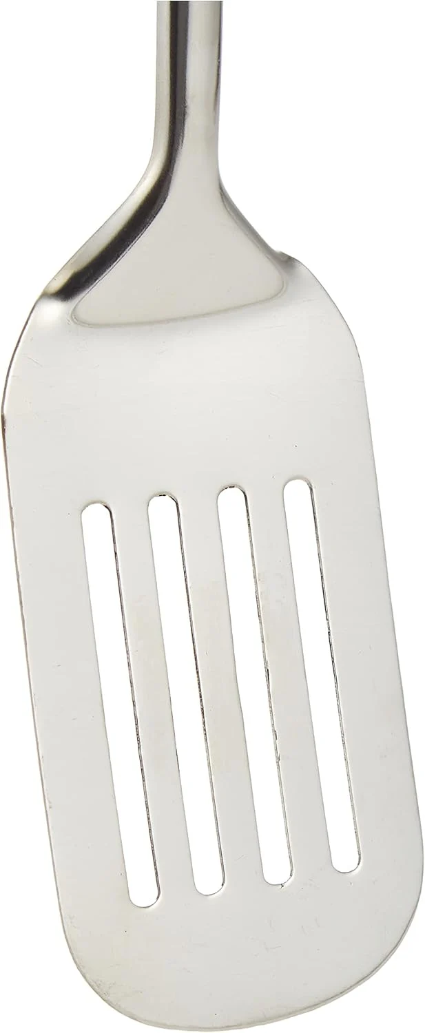 Raj Stainless Steel Queen Slotted Turner 36 cm VQST01 – Pancake & Omelette Flipper - Image 3