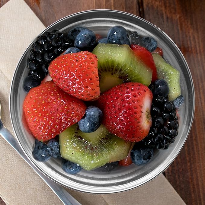 Raj Stainless Steel Serving Round Bowl MV0006 Curry Bowl Salad Bowl Side Bowl Dessert Bowl-11CM - Image 3