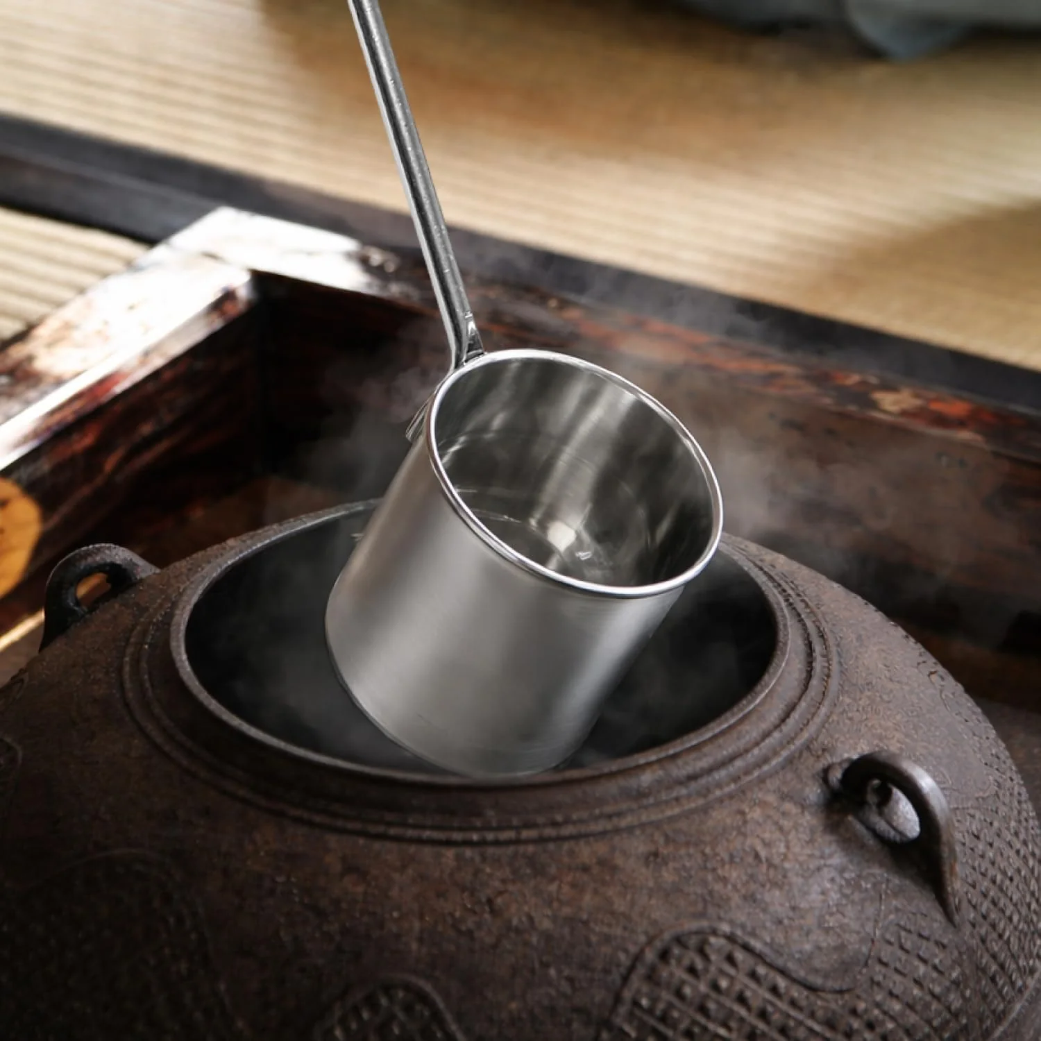 Raj Stainless Steel Serving Ladle – 26.5 cm Kitchen Spoon FL0010 - Image 3
