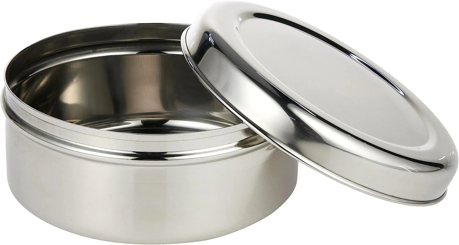 Raj Stainless Steel Storage Box 1PDD009 Nuts Bowl Food Container Serving Bowl Lunch Box-14.5CM - Image 2