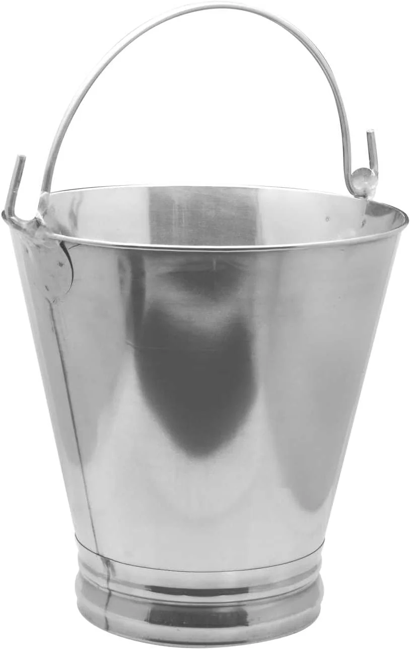 Raj Steel Bucket SB0000 Water Bucket Storage Container Bathroom Accessories-3.5 Liter - Image 4