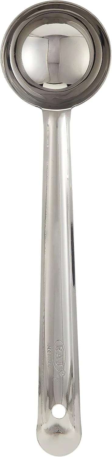 Raj Steel Flare Ladle 21.5 cm Silver FL0000 – Compact Curry, Soup & Serving Spoon - Image 2