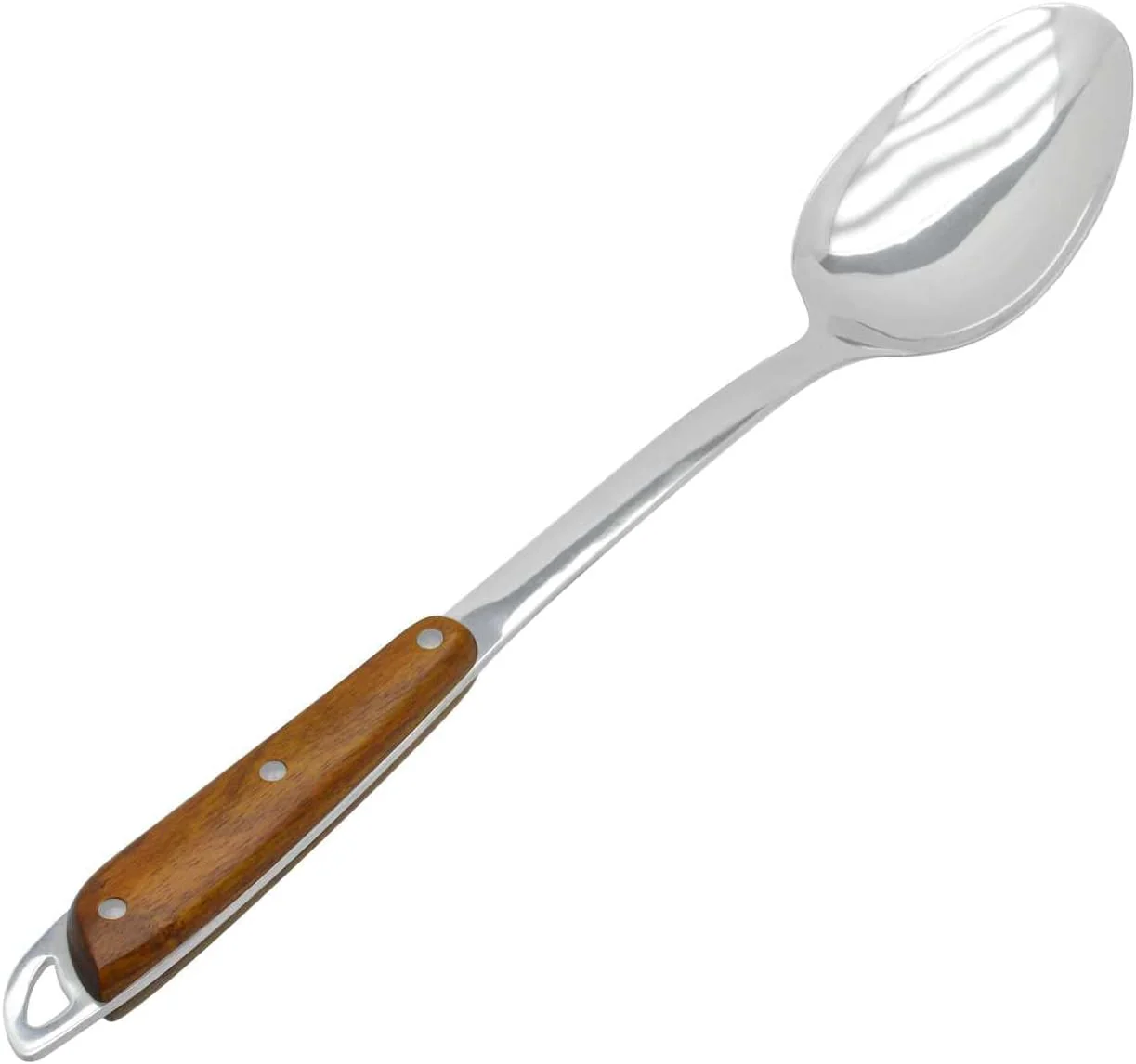 Raj Wooden Handle Basting Spoon 39 cm RNW001 – Multi-Purpose Cooking & Serving Spoon - Image 4
