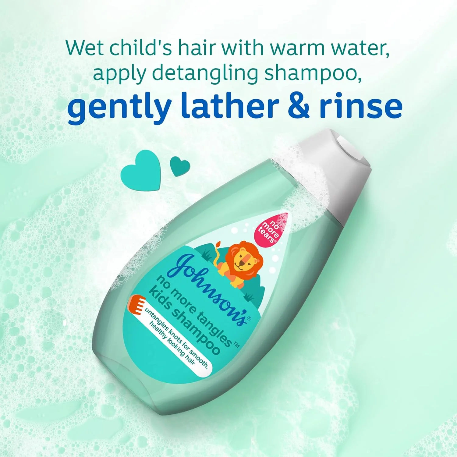 Johnson's No More Tangles Kids Shampoo 500ml - Image 3