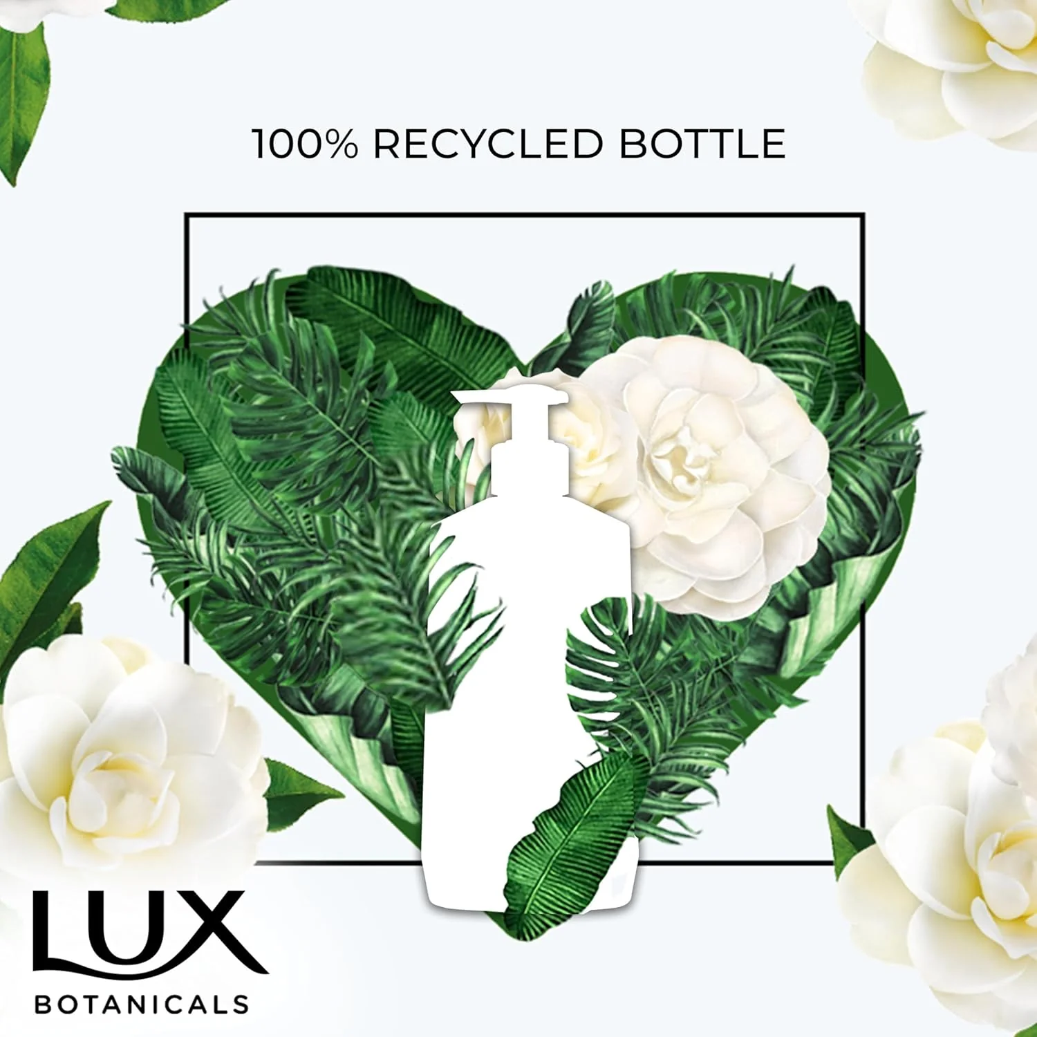 LUX Botanicals Perfumed Hand Wash, Skin Detox, Camelia & Aloe Vera, with 100% natural extracts suitable for all skin types 500ml - Image 3