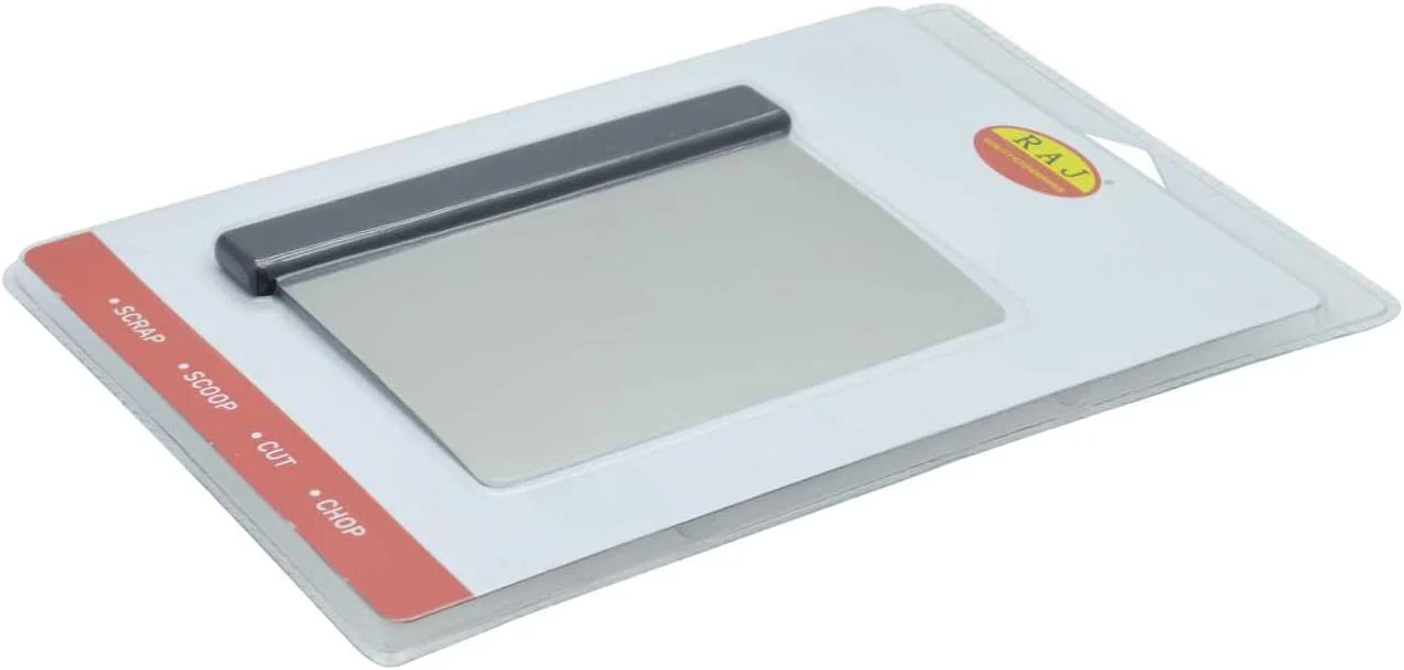 Raj Flexible Dough Scraper & Bench Cutter | Stainless Steel | 14.5 cm | R11047 - Image 2