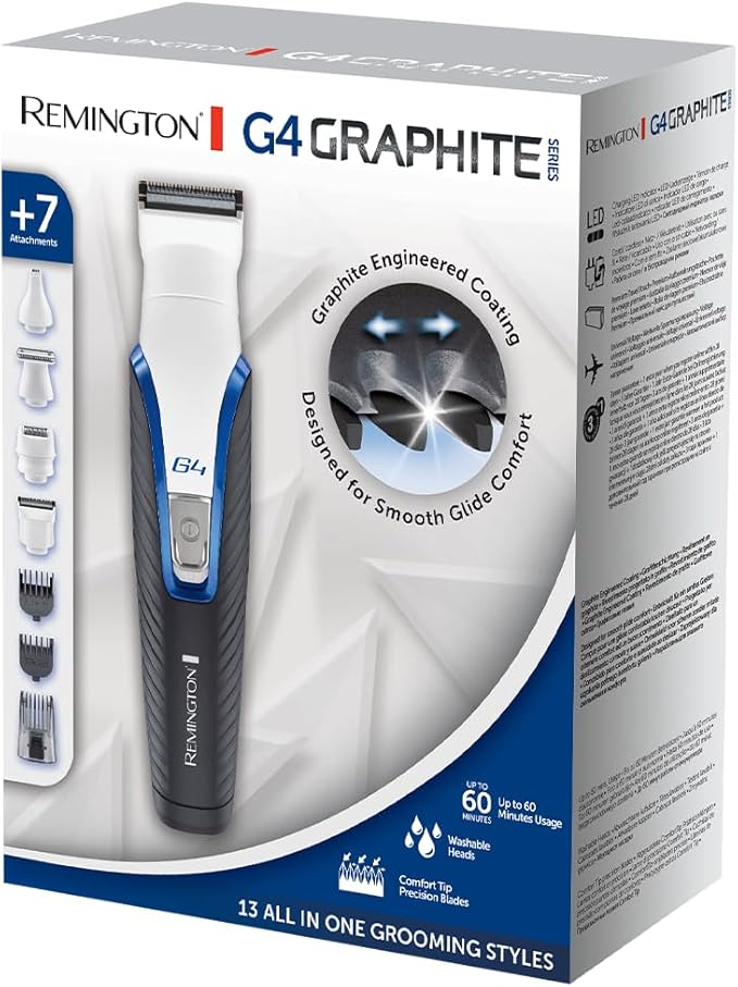 REMINGTON Hair Clipper, G2 Graphite Series with 7 Attachments, 13 All in One Grooming Styles - Image 3