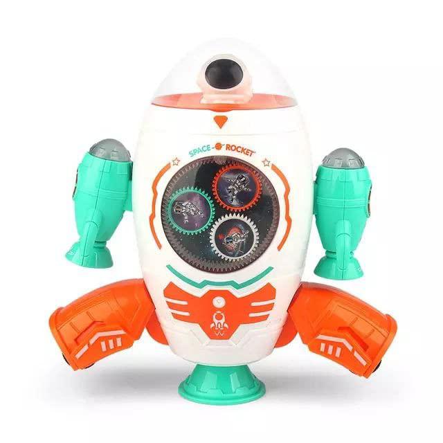 Rong Xian Yi Musical Space Rocket with Colorful Lights, Dancing and Rotation Rocket - Image 2