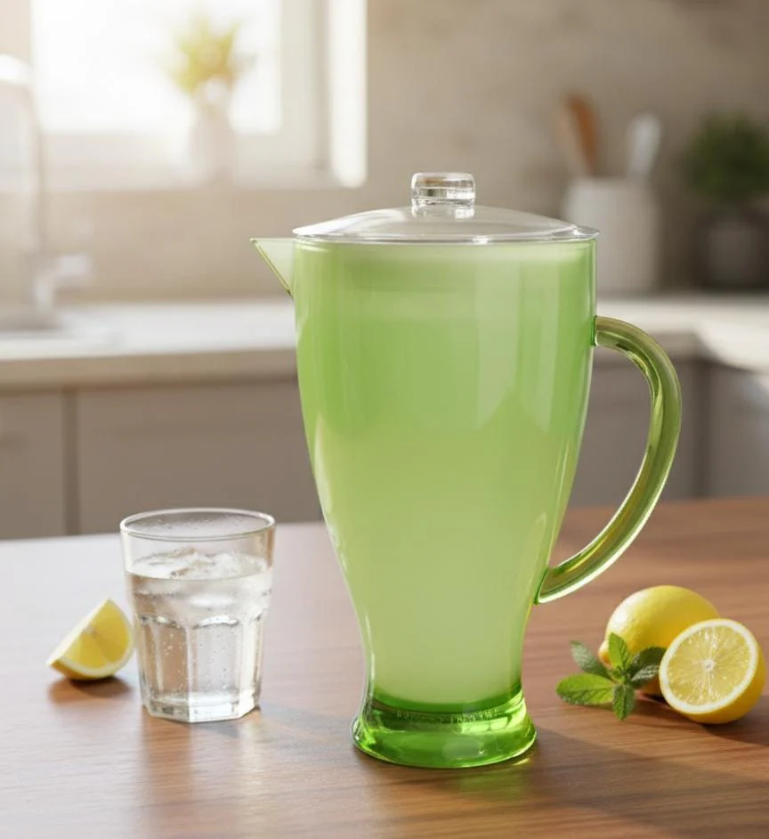 Royalford 2.1 Litre Acrylic Jug Green Color – Stylish Design, BPA Free & Perfect for Everyday Use