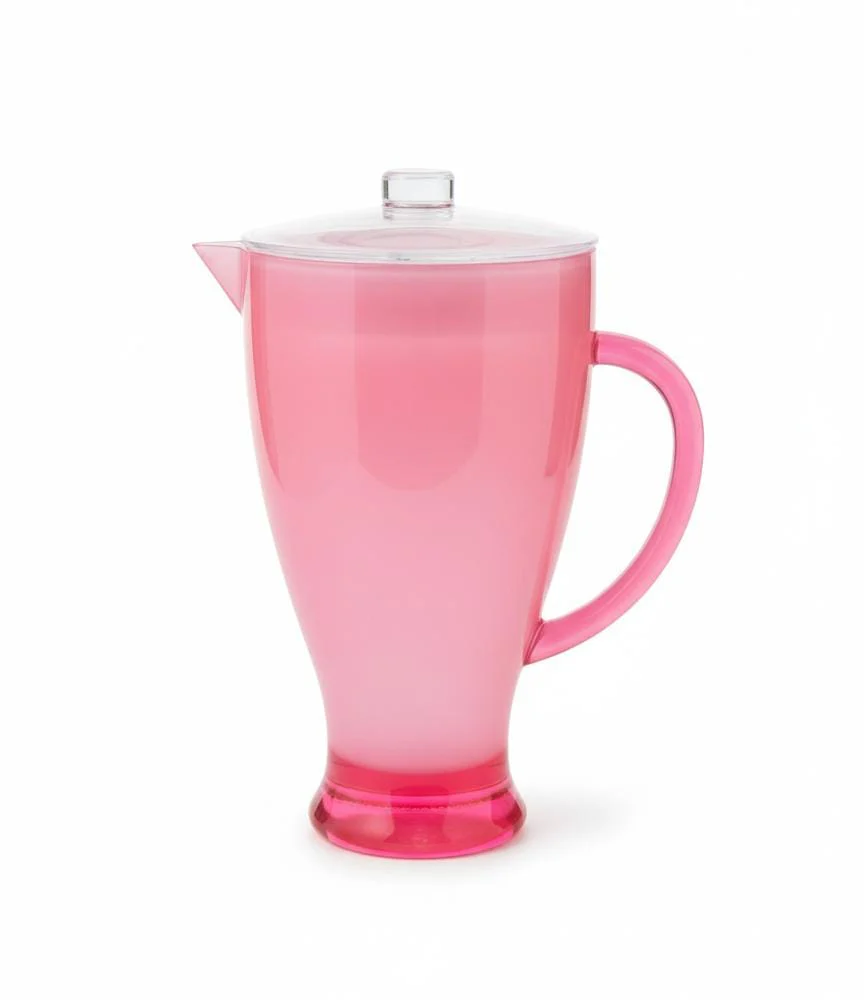 Royalford 2.1 Litre Acrylic Jug Pink Color – Durable, Transparent & Great for Juices and Water - Image 3