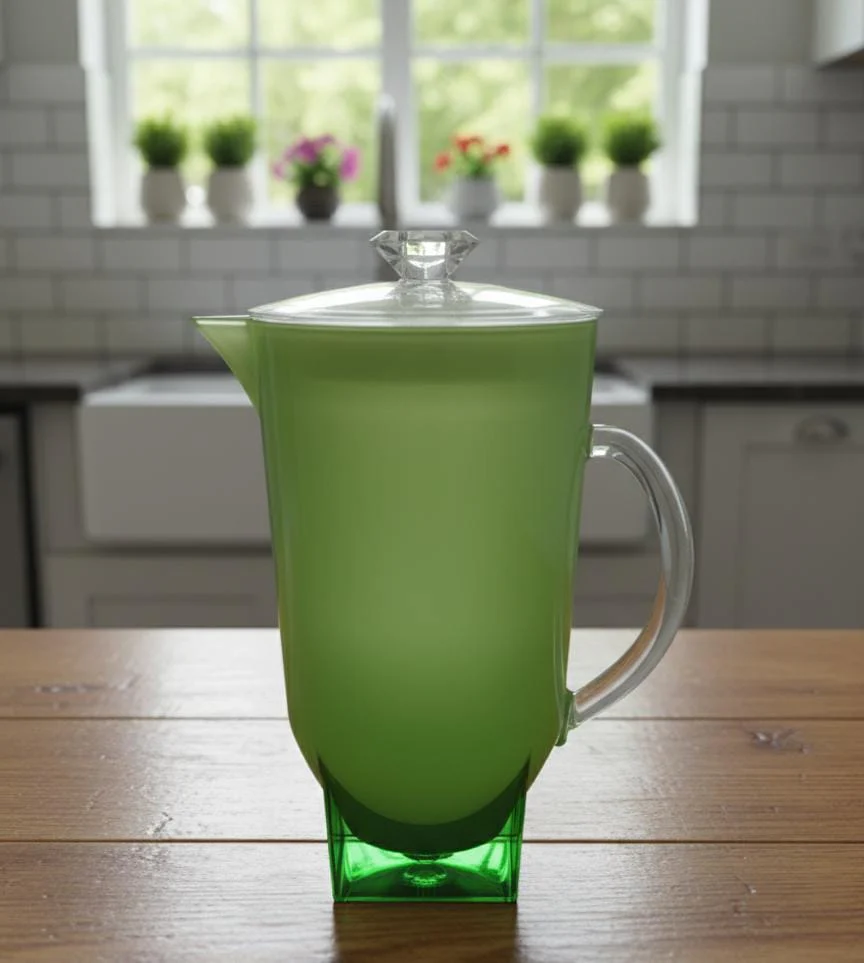 Royalford 2.2 Litre Acrylic Jug Green Color – Long-Lasting, BPA Free & Modern Design Water Jug - Image 2