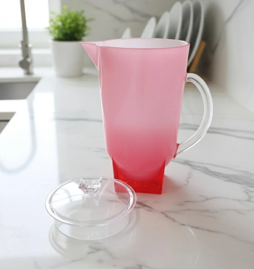 Royalford 2.2 Litre Acrylic Jug Pink Color – Premium Quality, Easy to Pour & Perfect for Family Use - Image 2