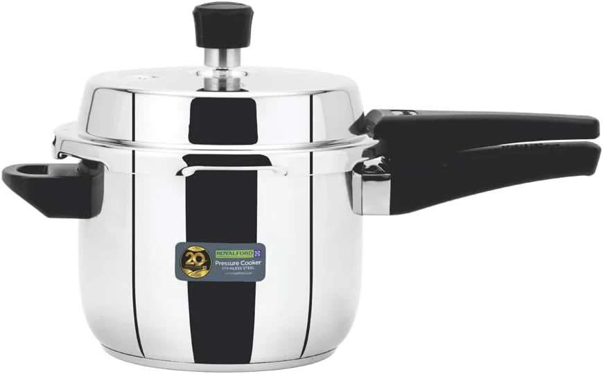 Royalford 2L Stainless Steel Pressure Cooker – RF13018 Induction Compatible