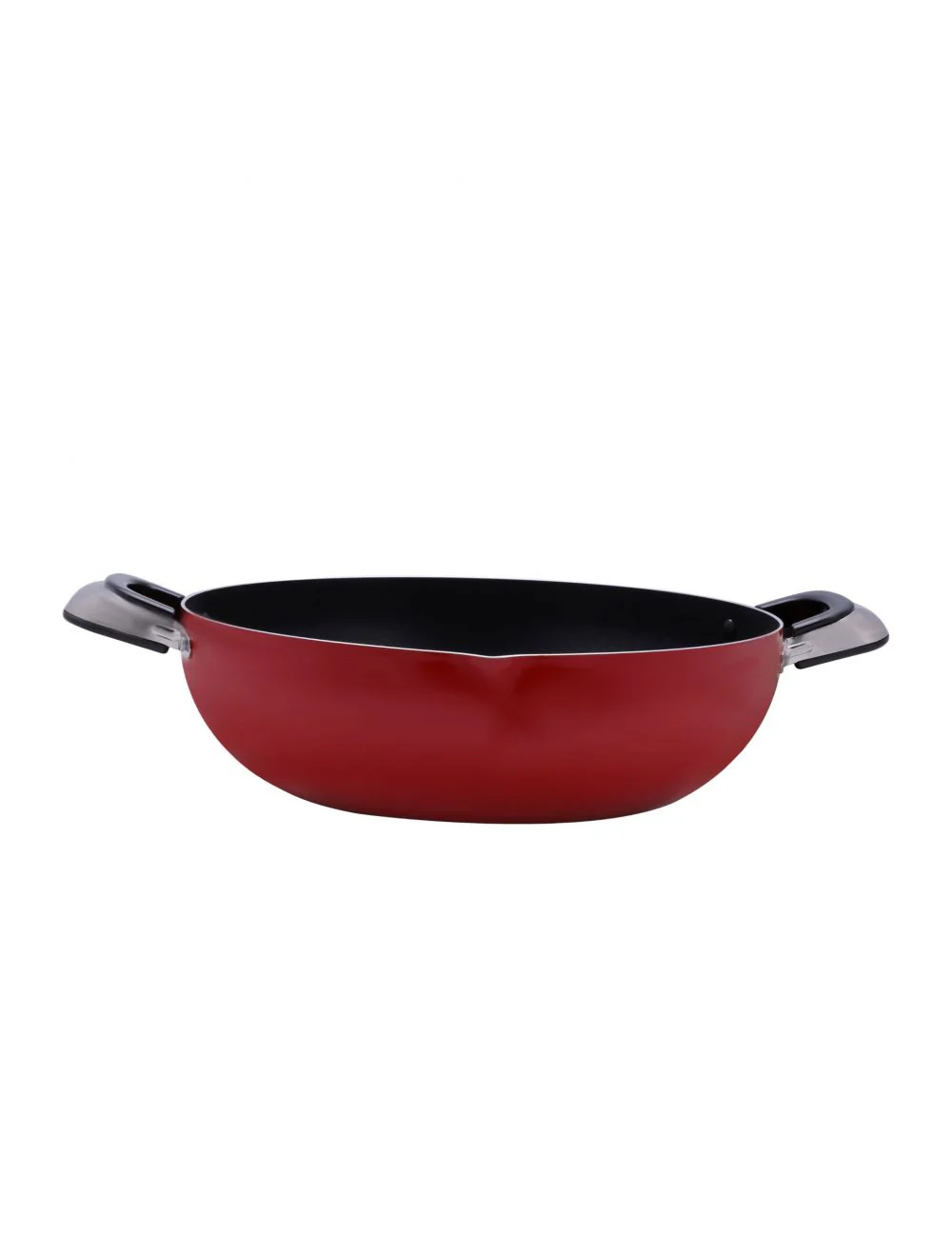 ROYALFORD 3 Layer Non-Stick Coating Kadai 30cm x 9.5cm, Heat Resistant Handle - Image 2